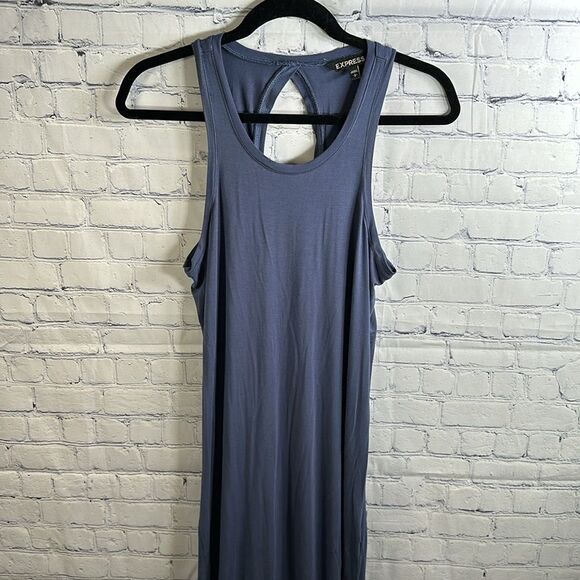 👗 Blue Express Maxi Dress - Size Small - Picture 2 of 4